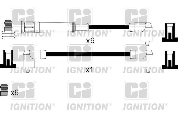 QUINTON HAZELL Комплект проводов зажигания XC1038